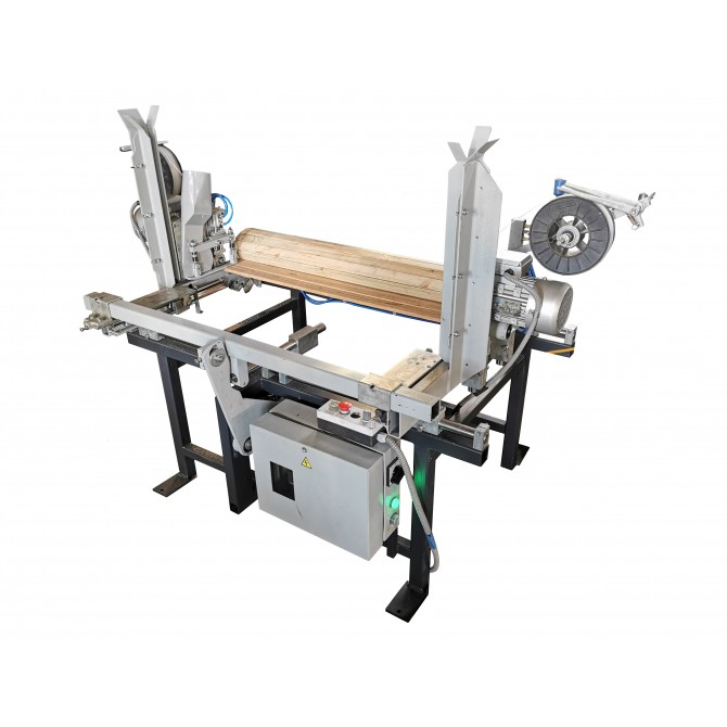 Верстат для поперечного зшивання дошки (верстат для виготовлення паркету)